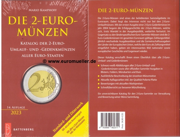 2 Euro Sondermünzen Münzkatalog 2023