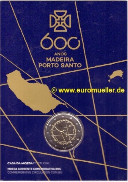 2 Euro Sondermünze Portugal 2019 Madeira bu.