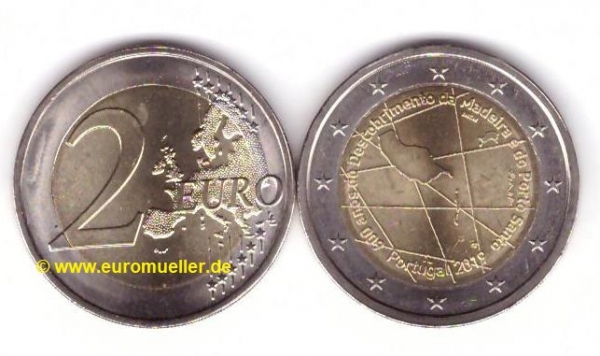 2 Euro Sondermünze Portugal 2019 Madeira