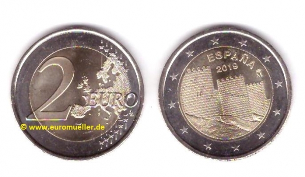 2 Euro Sondermünze Spanien 2019 Avila