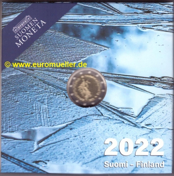 2 Euro Sondermünze Finnland 2022 Klimaforschung PP