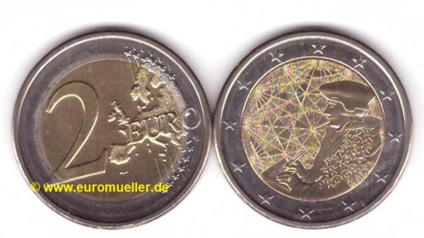 2 Euro Sondermünze Malta 2022 Erasmus