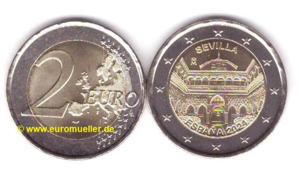 2 Euro Sondermünze Spanien 2024 Sevilla unc.