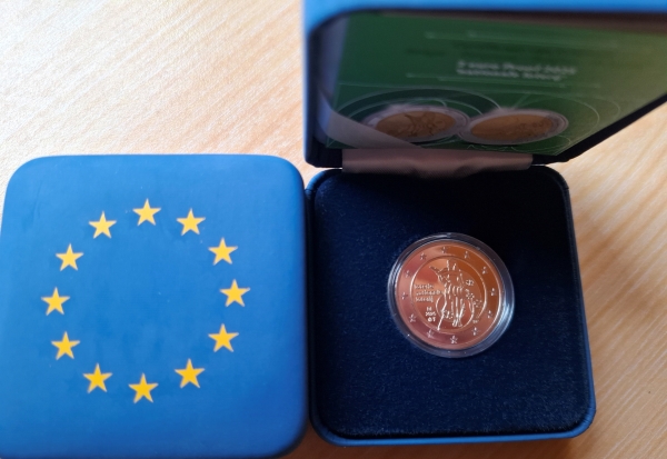 2 Euro Sondermünzen Belgien 2025 Lotterie PP