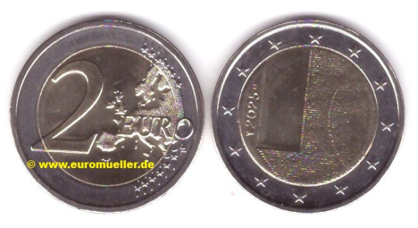 2 Euro Sondermünze Finnland 2025 Staatsbesuche