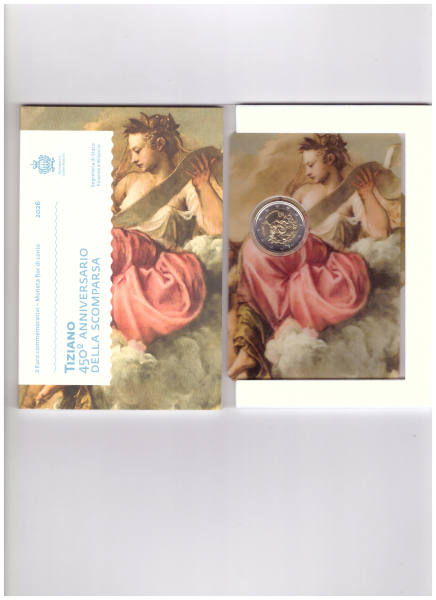 2 Euro Gedenkmünze San Marino 2026 - Tiziano