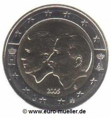 2 Euro Sondermünze Belgien 2005