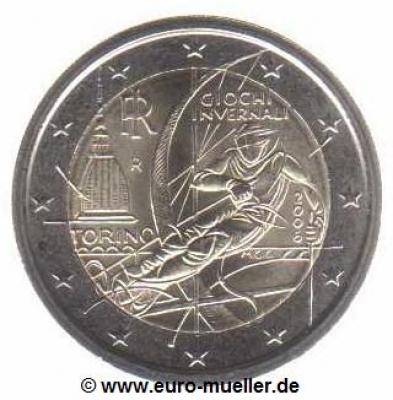 2 Euro Sondermünze Italien 2006