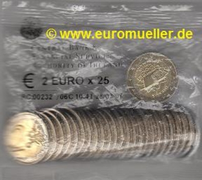 Beutel 2 Euro Sondermünze Irland 2007 RV