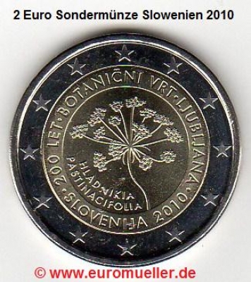 2 Euro Sondermünze Slowenien 2010