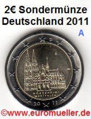 2 Euro Sondermünze Deutschland 2011 -A-