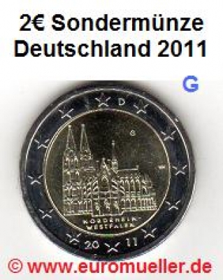 2 Euro Sondermünze Deutschland 2011 -G-