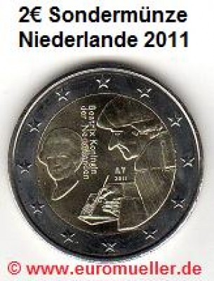 2 Euro Sondermünze Niederlande 2011