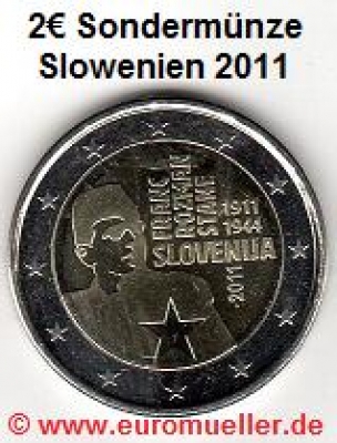 2 Euro Sondermünze Slowenien 2011