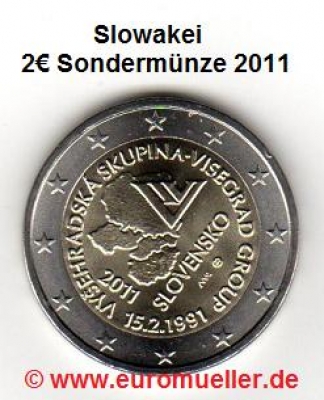 2 Euro Sondermünze Slowakei 2011