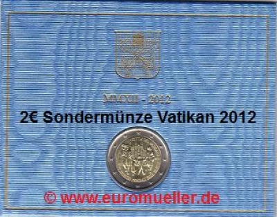 2 Euro Sondemünze Vatikan 2012