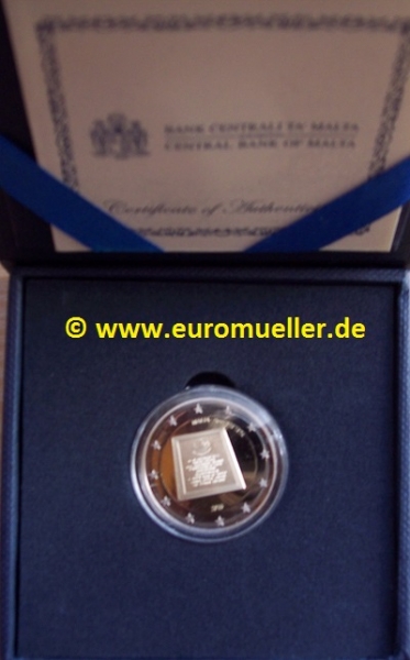 2 Euro Sondermünze Malta 2015 Republik PP