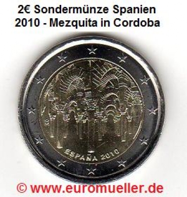 2 Euro Sondermünze Spanien 2010