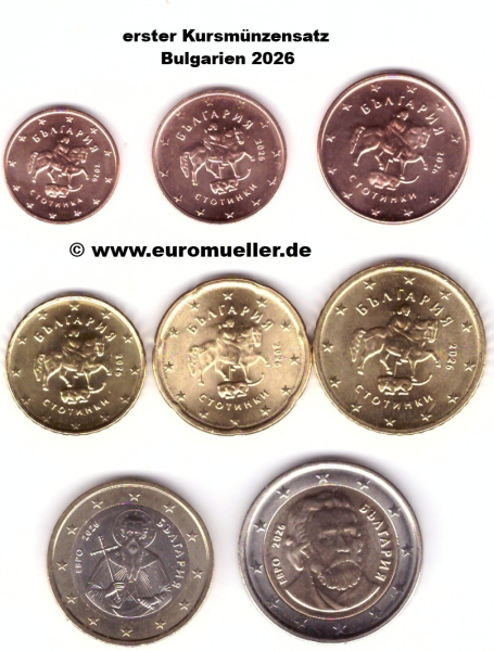 Bulgarien KMS 2026 unc.