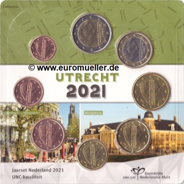 Niederlande KMS 2021 FDC unc.