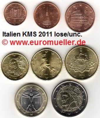 Italien KMS 2011 lose / unc.