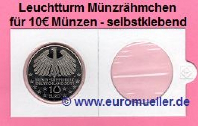 Münzrähmchen Leuchtturm für 10 Euro Münzen