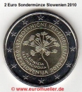 2 Euro Sondermünze Slowenien 2010 bu. in Kapsel