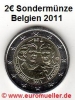 2 Euro Sondermünze Belgien 2011