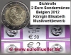 Rolle 2 Euro Sondermünze Belgien 2012 Elisabeth