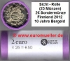 Rolle 2 Euro Sondermünze Finnland 2012 - 10 Jahre Euro Bargeld