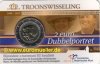 2 Euro Sondermünze Niederlande 2013 Thronwechsel / Dopplportät Coincard