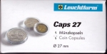 Leuchtturm Münzenkapseln CAPS 27 für 5x 5 Euro