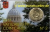 Vatikan 50 Cent Coincard No.2 2011 bu.