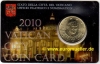Vatikan 50 Cent Coincard No.1 2010 bu.